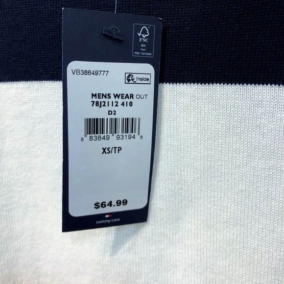 NWT L Tommy Hilfiger 78J2112 410 Sweater - Picture 6 of 6